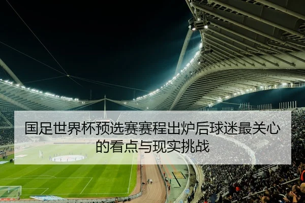 国足世界杯预选赛赛程出炉后球迷最关心的看点与现实挑战 - biwin